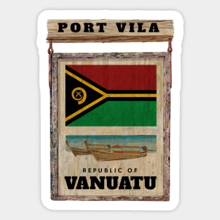 make a journey to Vanuatu Sticker